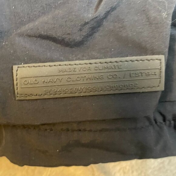 Old Navy Black Utility Vest S Nylon Shell Polyester Rayon Lining - Picture 7 of 9